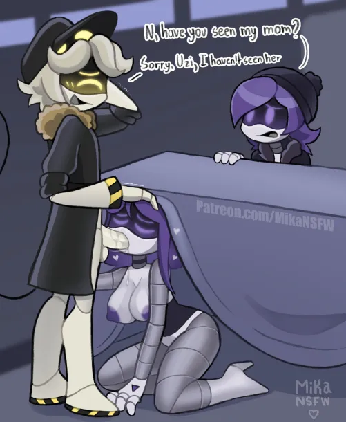 N’s having some secrative fun~