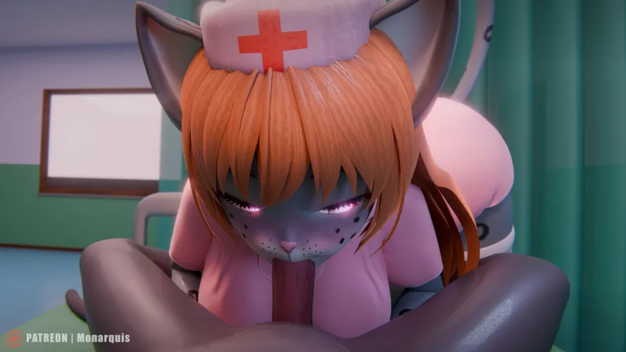 Nurse Drinking Milk [F][M](Monarquis)