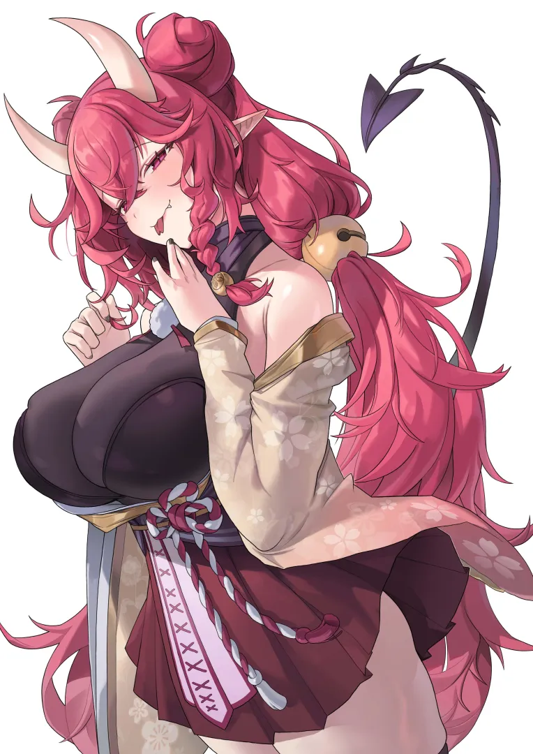 red hair succubus (?) [vtuber]