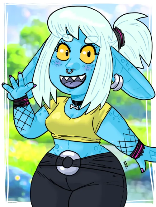 Sandy — “Friendly Wave (POV)” art by eyz