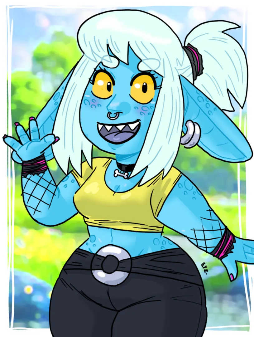 Sandy — “Friendly Wave (POV)” art by eyz