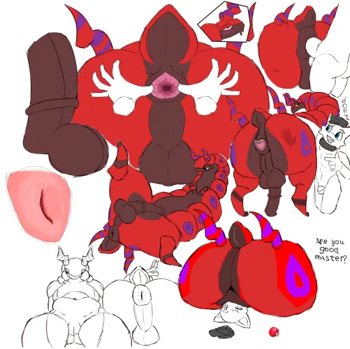 Scolipede Sketch Page