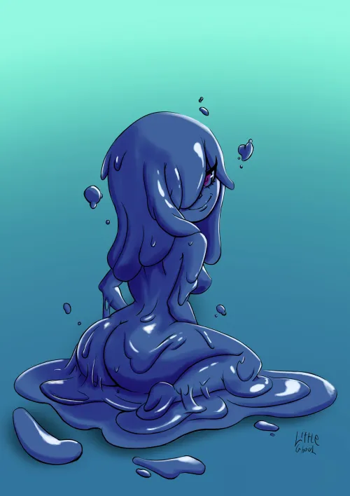Slime girl by Little Ghoul (me)