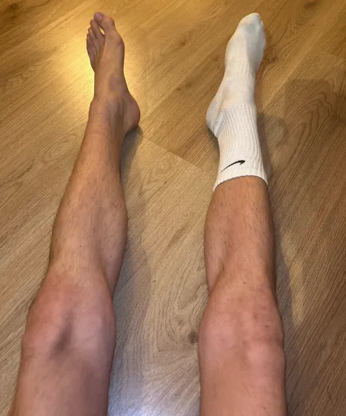 Socks on or off?
