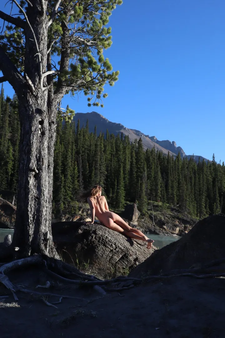 Warming up in the sun