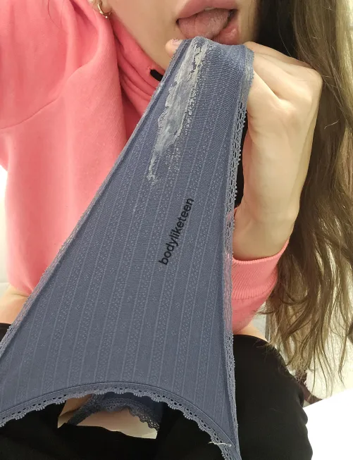 Am I crazy that I love licking my dirty panties? Yummy