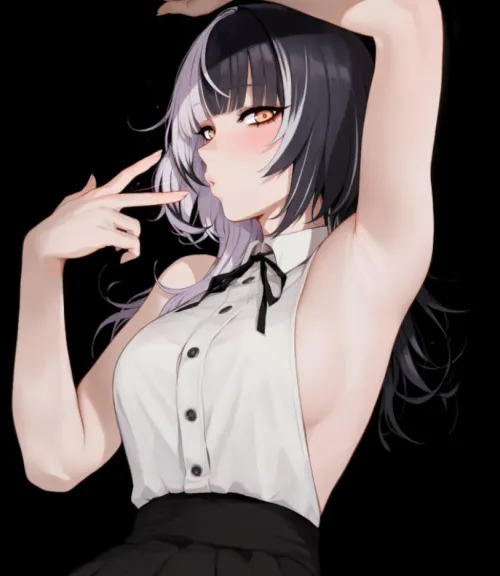 Armpit flex of Shiori Novella [HoloIive]