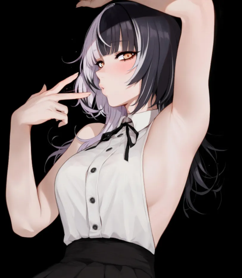 Armpit flex of Shiori Novella [HoloIive]