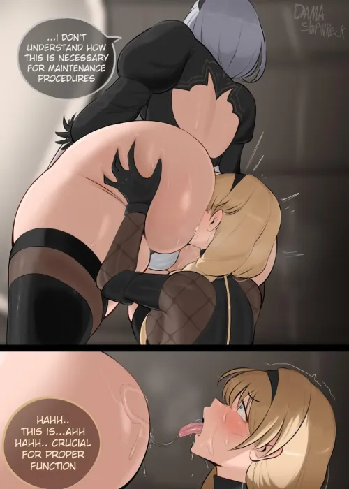 Facesitting Nier automata