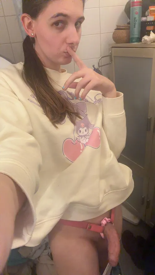 its our secret that i have a girl wand now suck it before i destroy ur ass