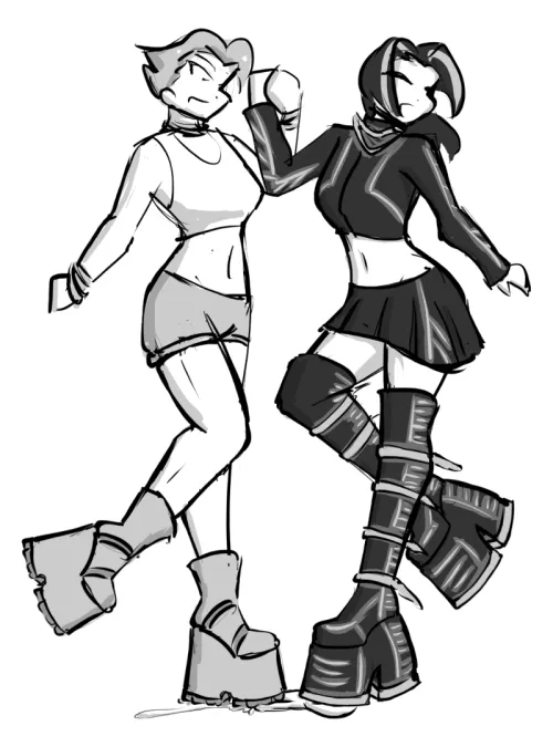 Just do a little dance, on his little thing.