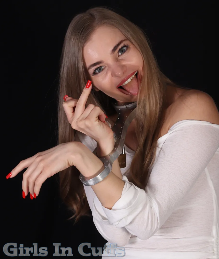 Mad girls get cuffed