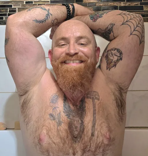 Naturally thick biceps  