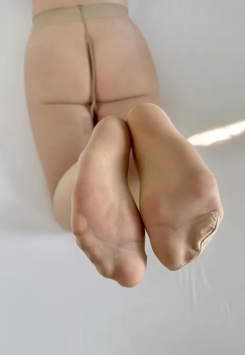 Nothing beats my nylon soles and booty!