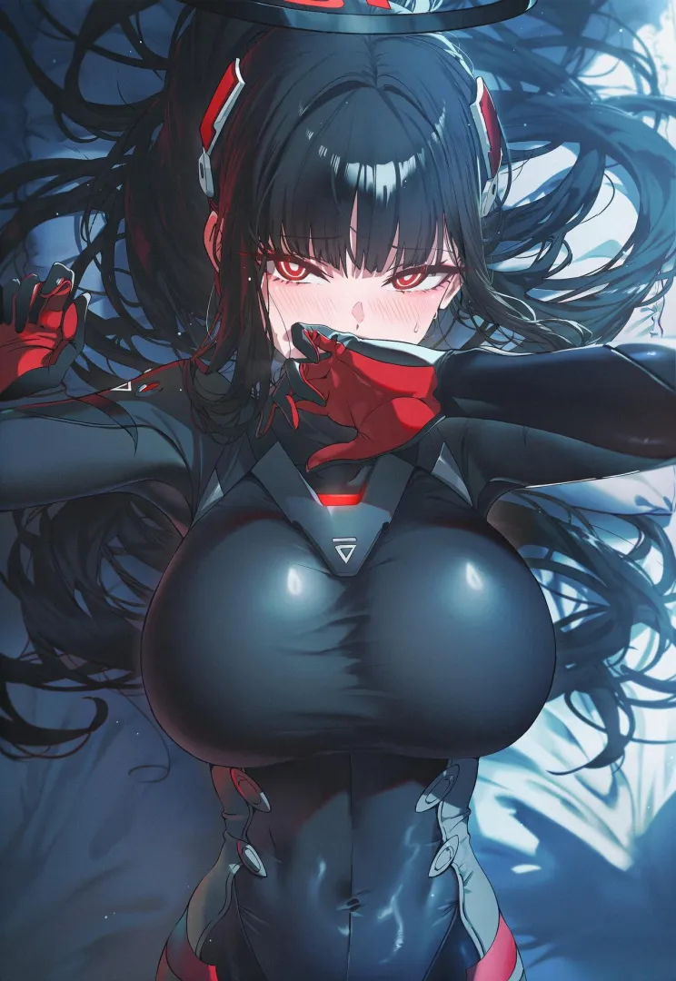 Rio laying in Bed [Blue Archive]