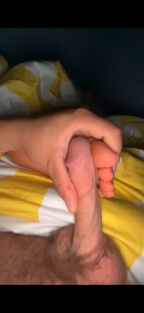 Small dick deserve pretty toes too