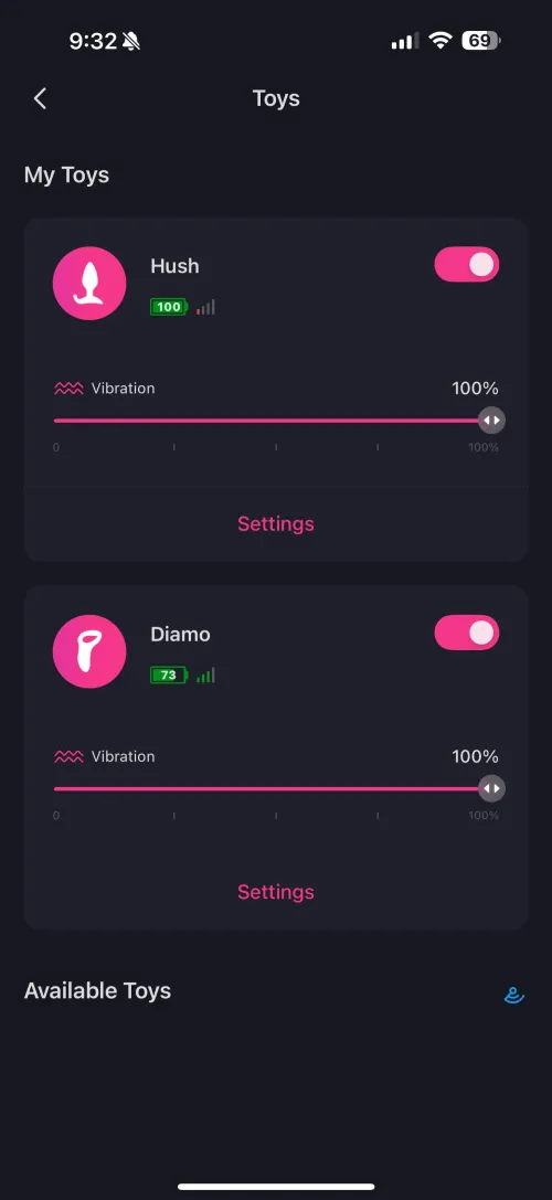 Toys temporarily set to 100% tonight while I am with my Wife and her bull [Link in comments]