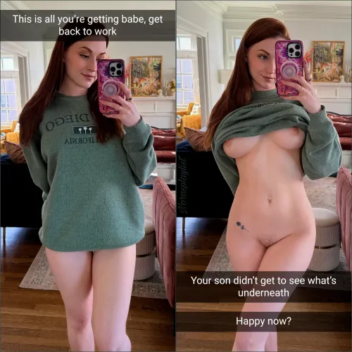 What your gf sends you vs what she sends your dad