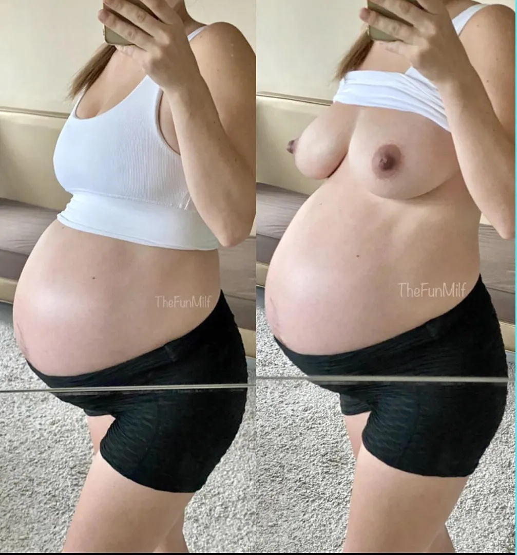 You never knew the pregnant mum was so kinky