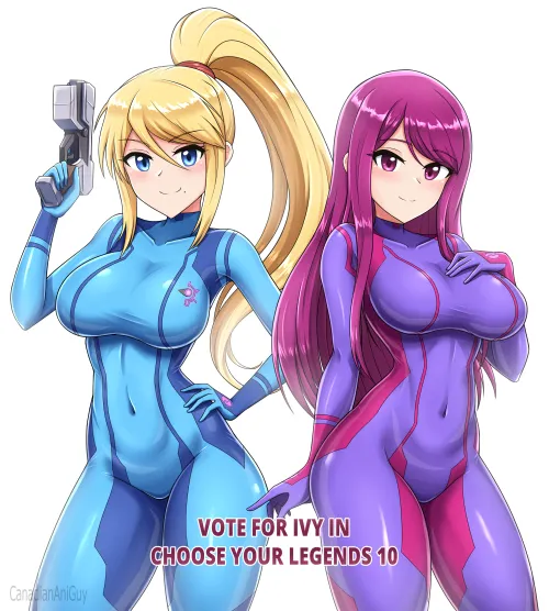 Zero Suit Samus And Ivy (Fire Emblem Engage) (Commission By CanadianAniGuy)