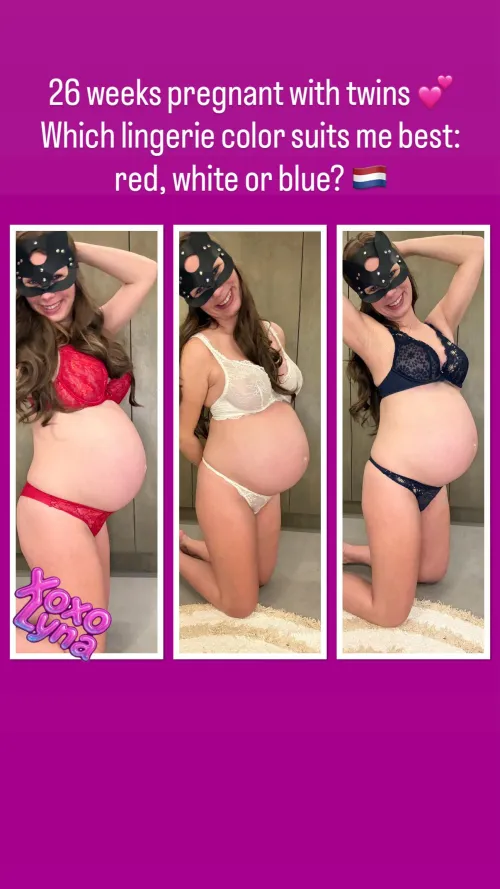 ❤️ 26 weeks pregnant with twins 