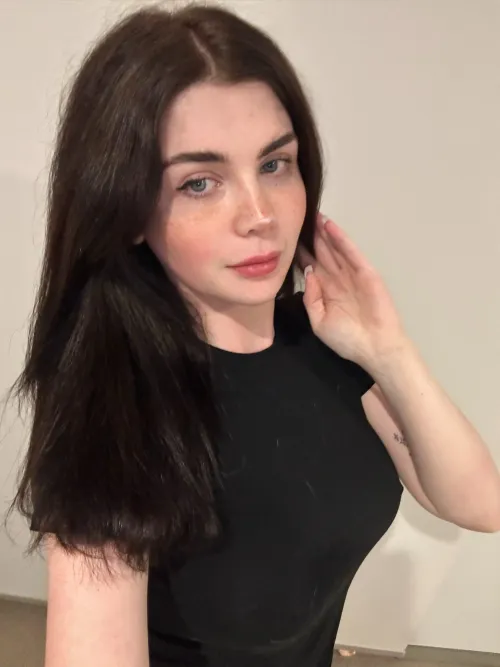 back to dark brown hair <3