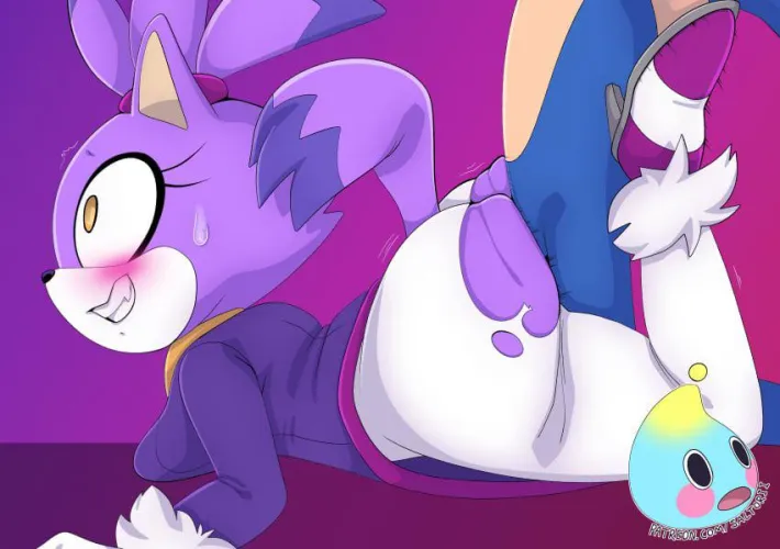 Blaze getting it rough (@saltorii)