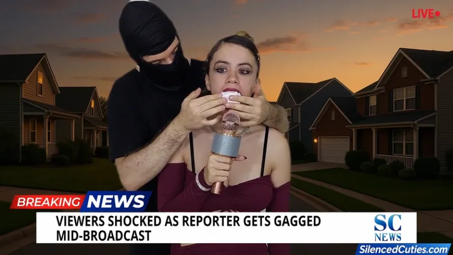 Breaking news: Our reporter gets gagged live on air