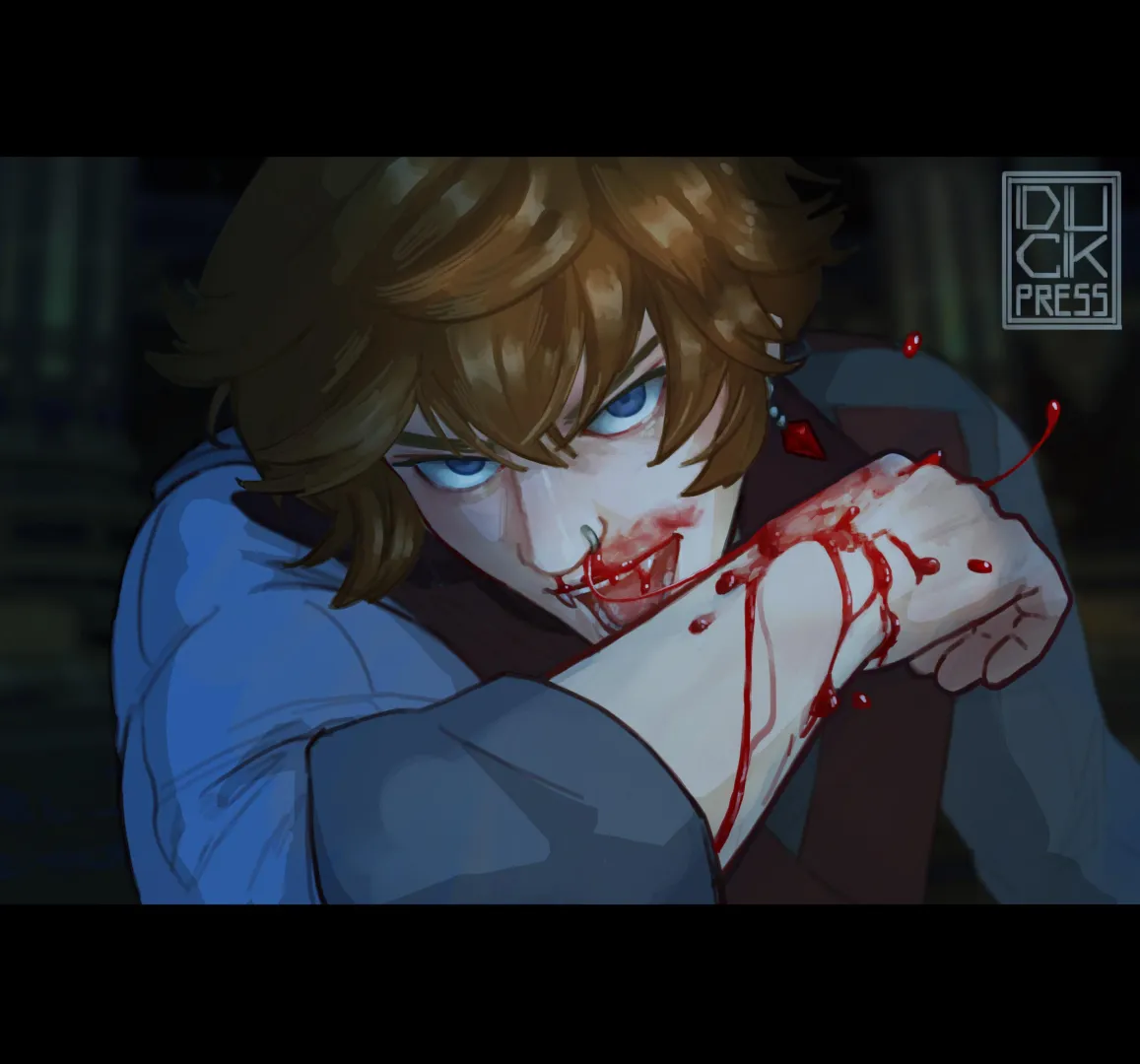 Childe with a bloody nose