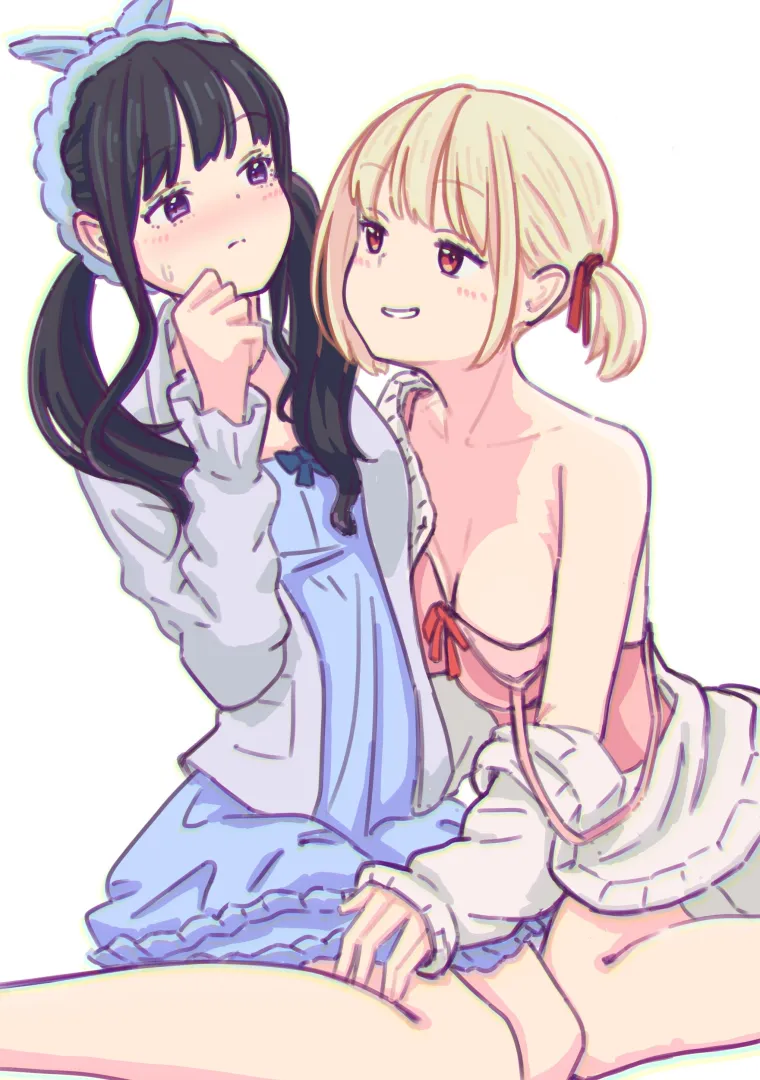 chisato looks tempting..