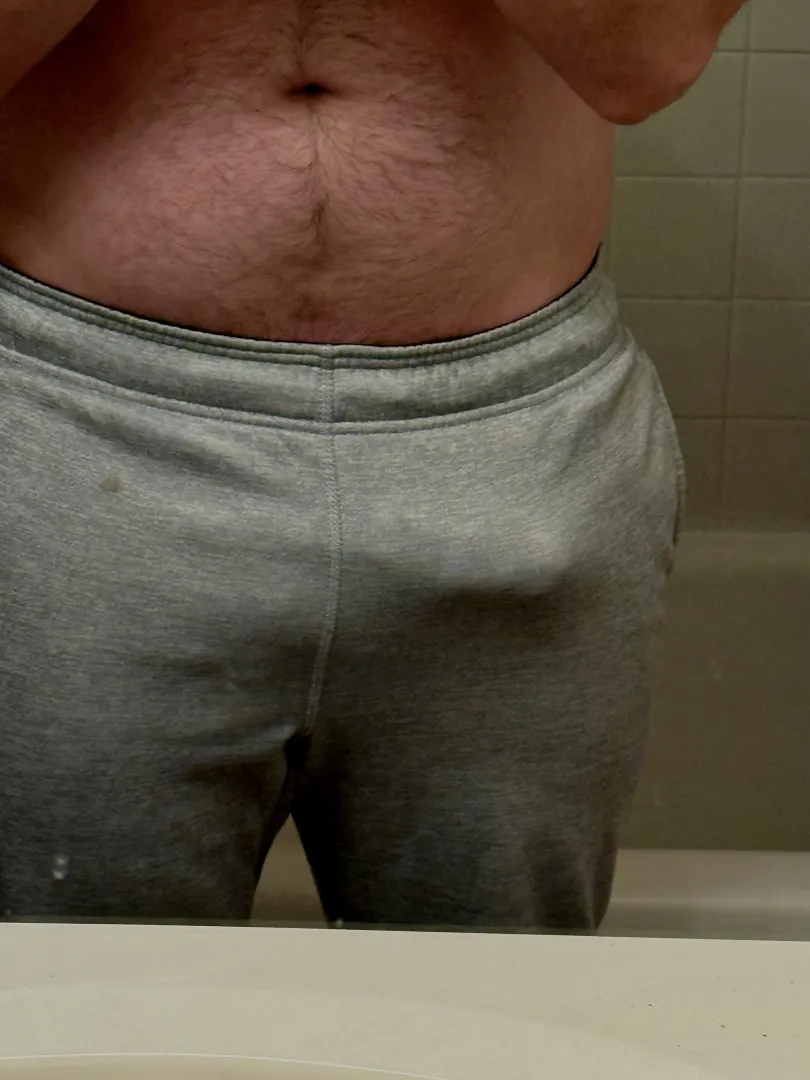 Fresh out of bed stiffness showing through 