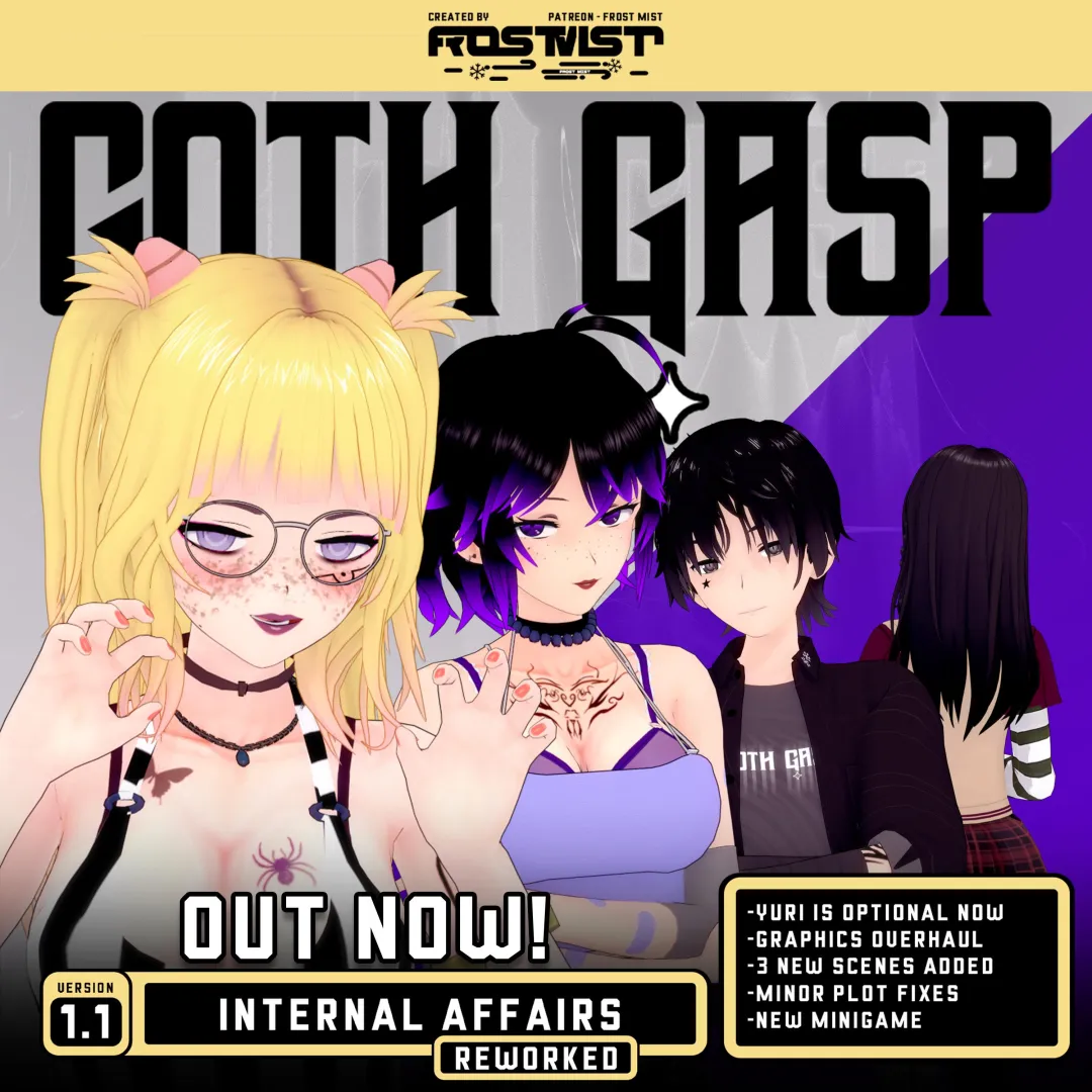 Goth Gasp Version 1.1.Reworked - Surprise update with new content!