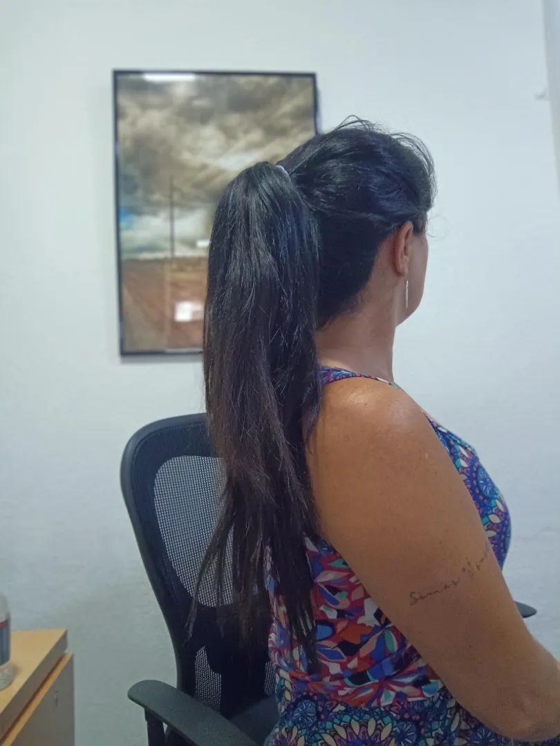 I love wearing my hair up.