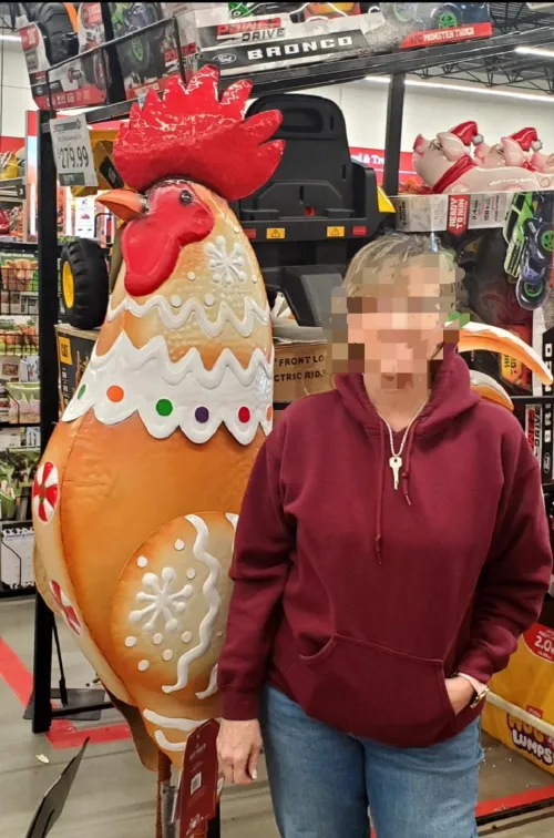 I need to have a talk with this place. This is the second uncaged cock I've seen there in the past year or two and it needs to stop! .