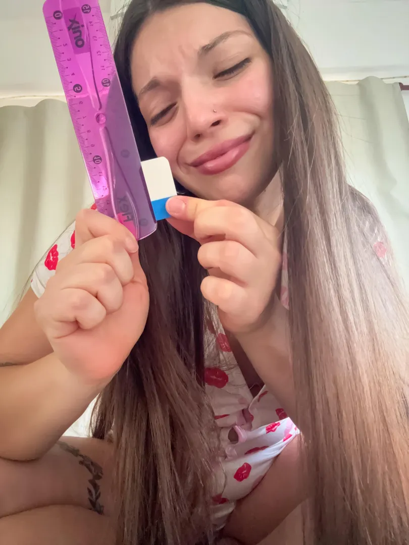 It’s even smaller than my rubber