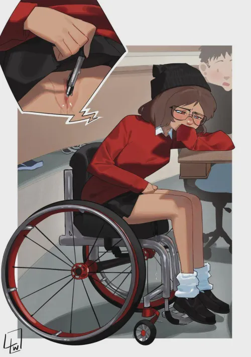 Just couldn't help herself 