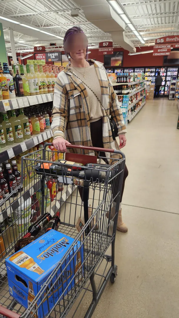 Key always on display. Even when getting turkey day necessities