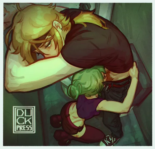 Kuki and Thoma getting caught [party photos series]