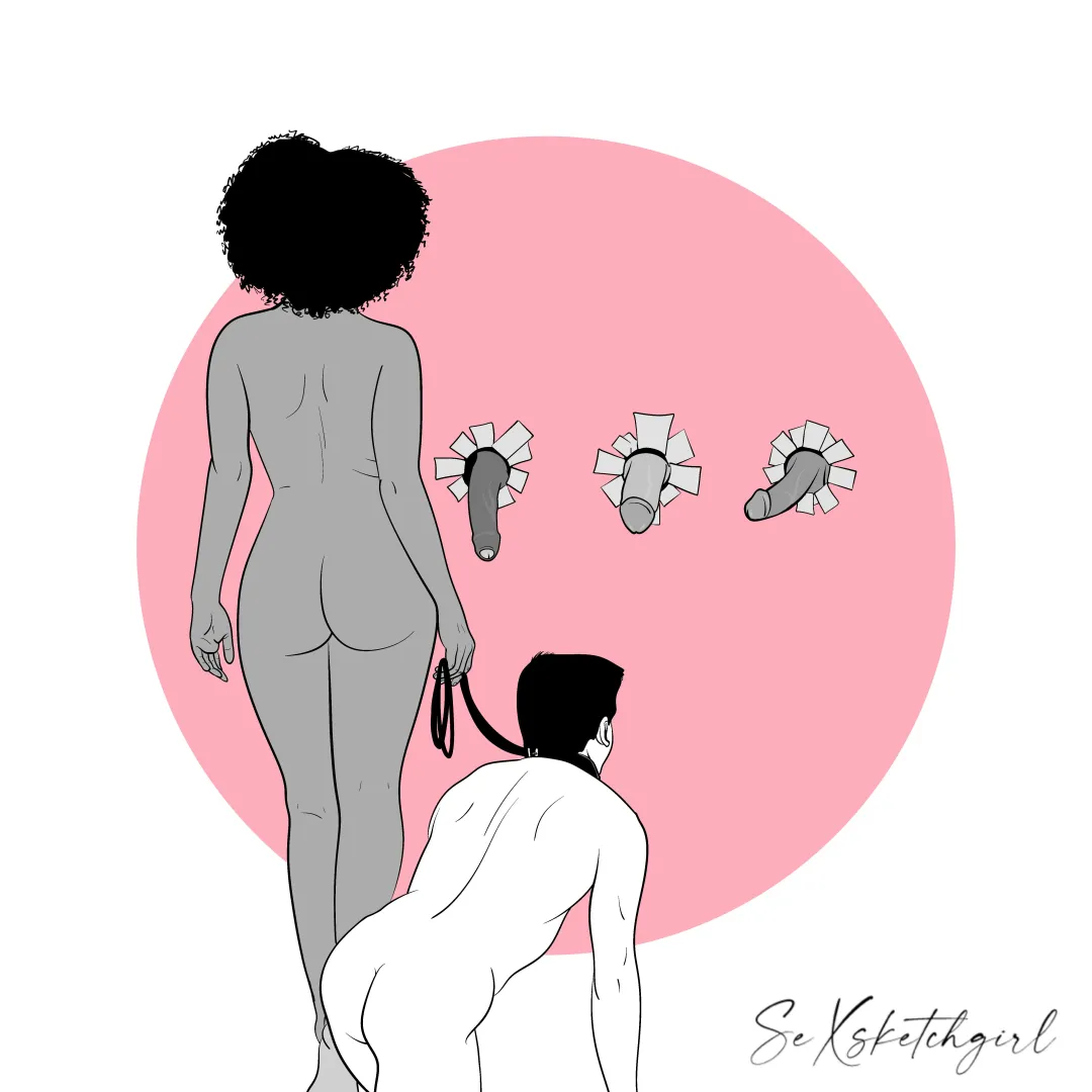 Meeting her friends (by Sexsketchgirl)