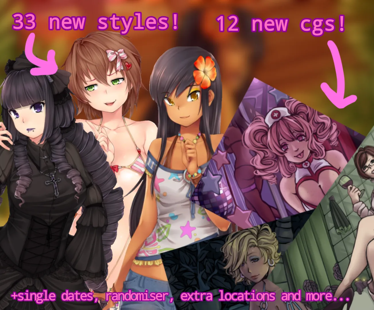 Mod highlight: New outfits and new cgs! (By me)