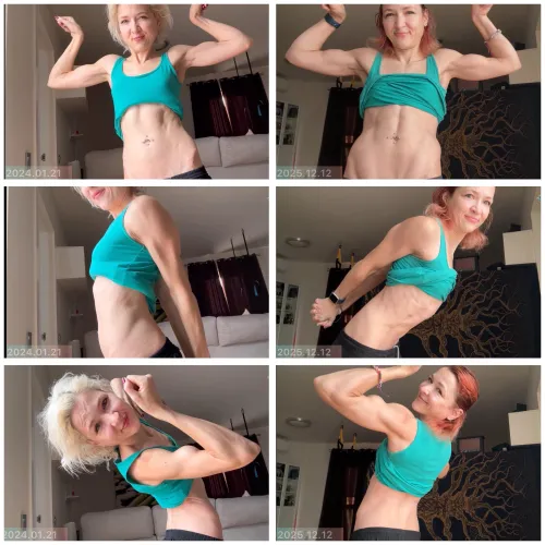 Muscle Comparison- 2 Years Later