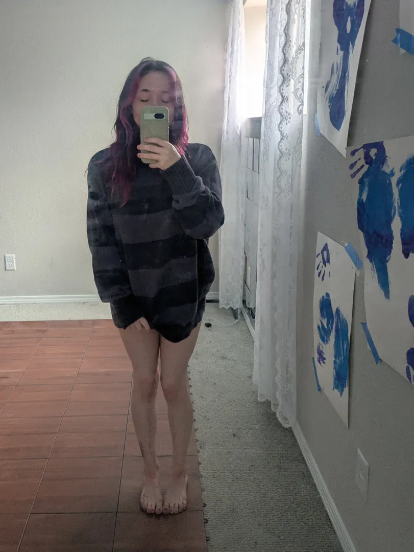 my favorite cozy sweater 