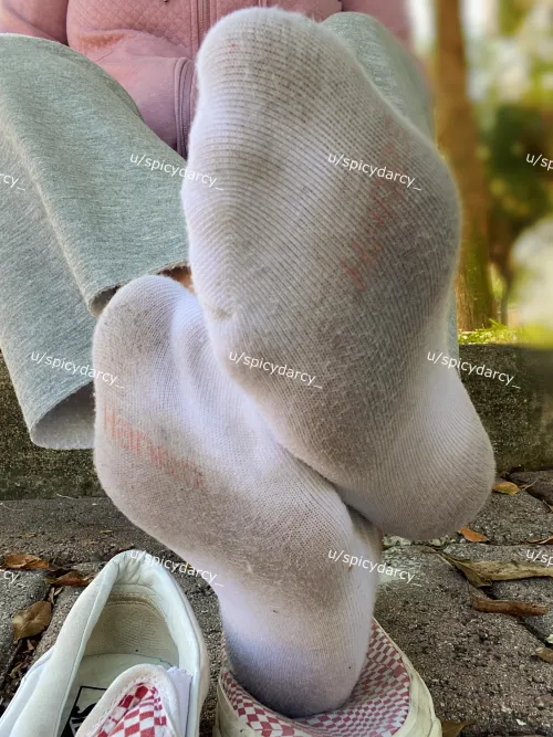 My socks get super sweaty, you know what that means