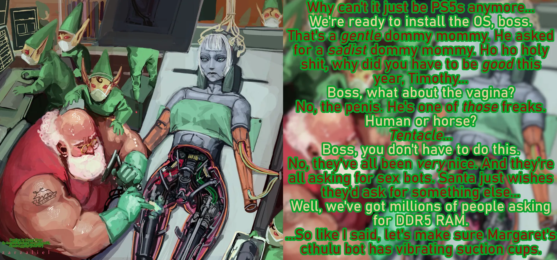 Nice Boys and Girls Want Naughty Presents [a Christmas shitpost]