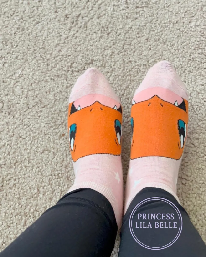 Ohh did my charmander socks distract you? 