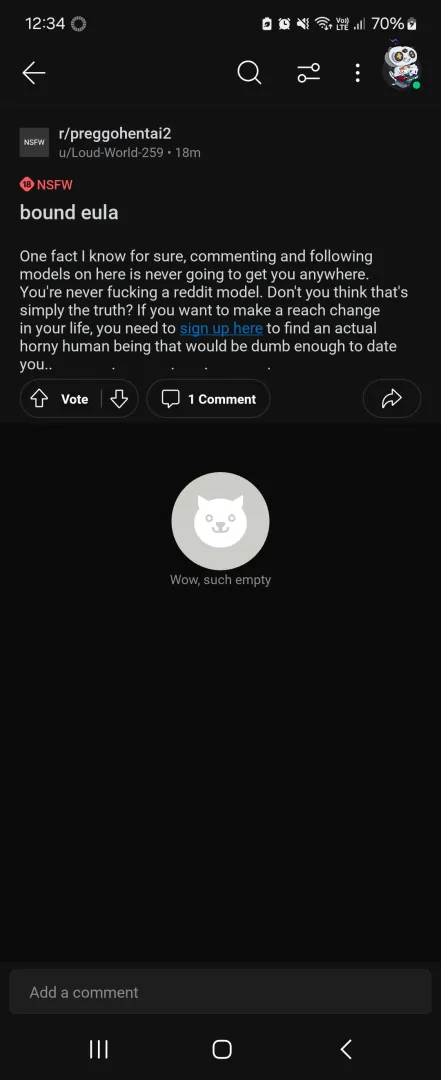 Please be on the lookout for this in other NSFW Subreddits