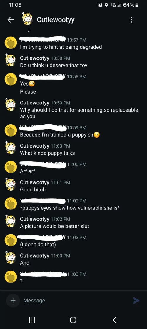 Please ignore u/Cutiewooty