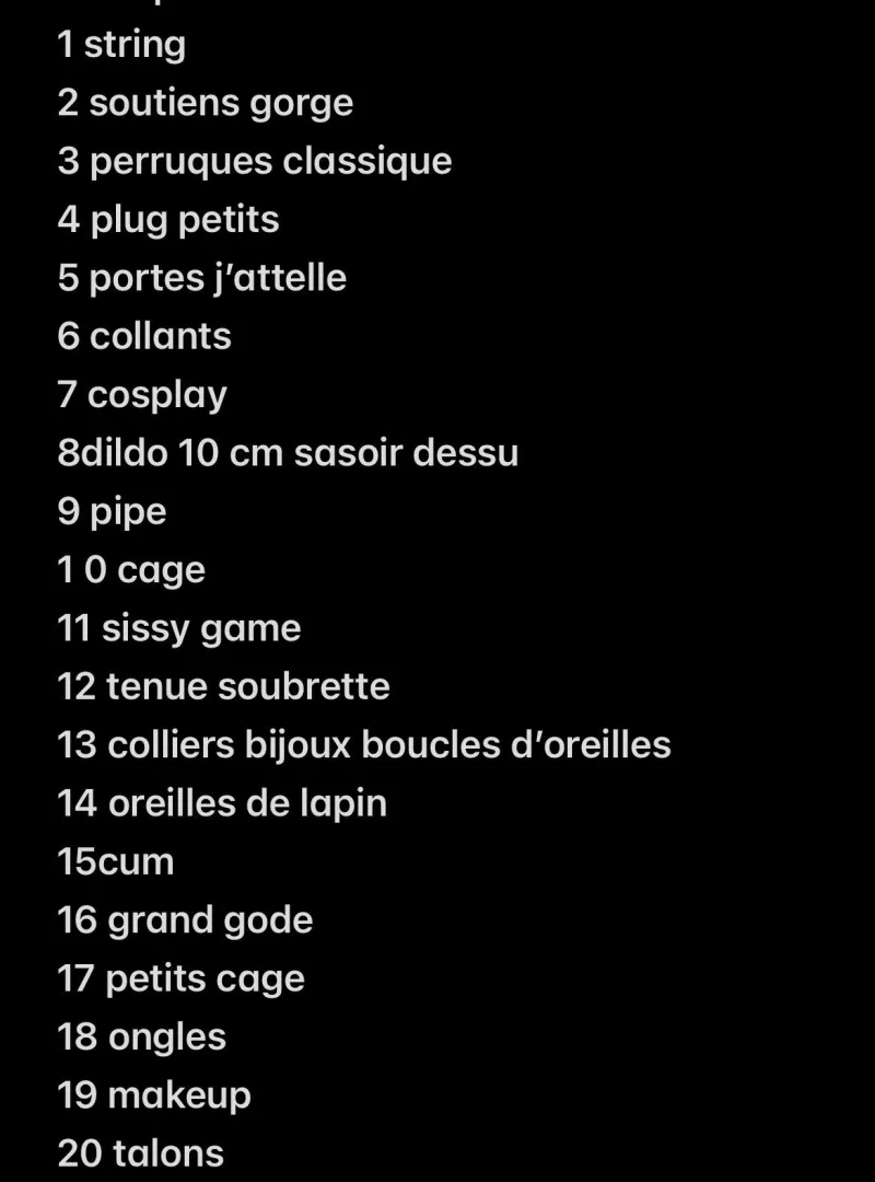 Salut les filles j’ai besoin d’aide