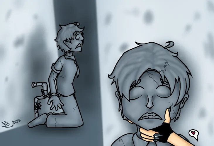 Sensei (Blue Archive Anime) Petrified