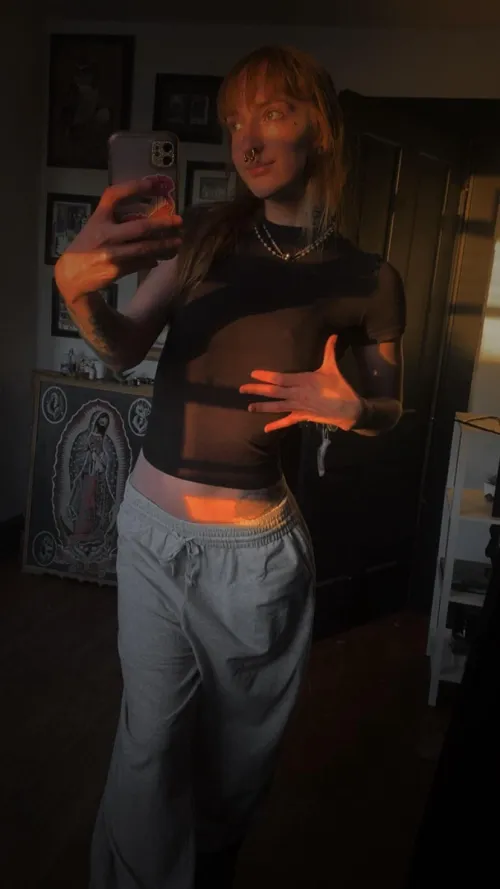 Slip your hand under and squeeze